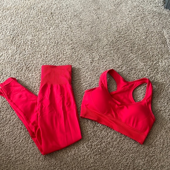 Red Activewear Set - Picture 4 of 4